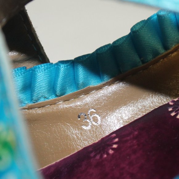 New Socofy Funky Criss Cross Mary Jane Heels Shoes Pump - Picture 8 of 8